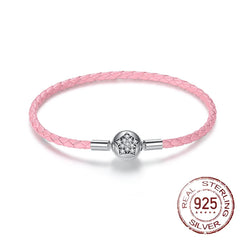 S925 Silver Star Charm Bracelet for Girls Family Friends Kids