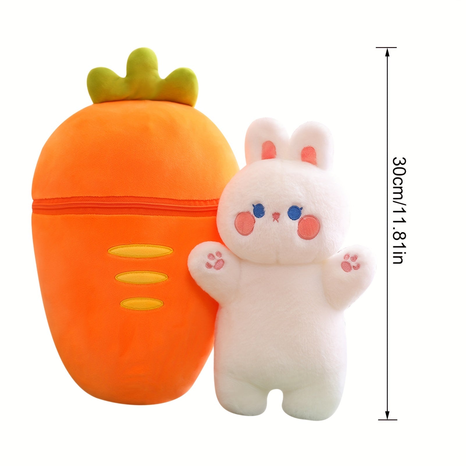 Transfiguration Rabbit Strawberry Pig Doll Plush Toy