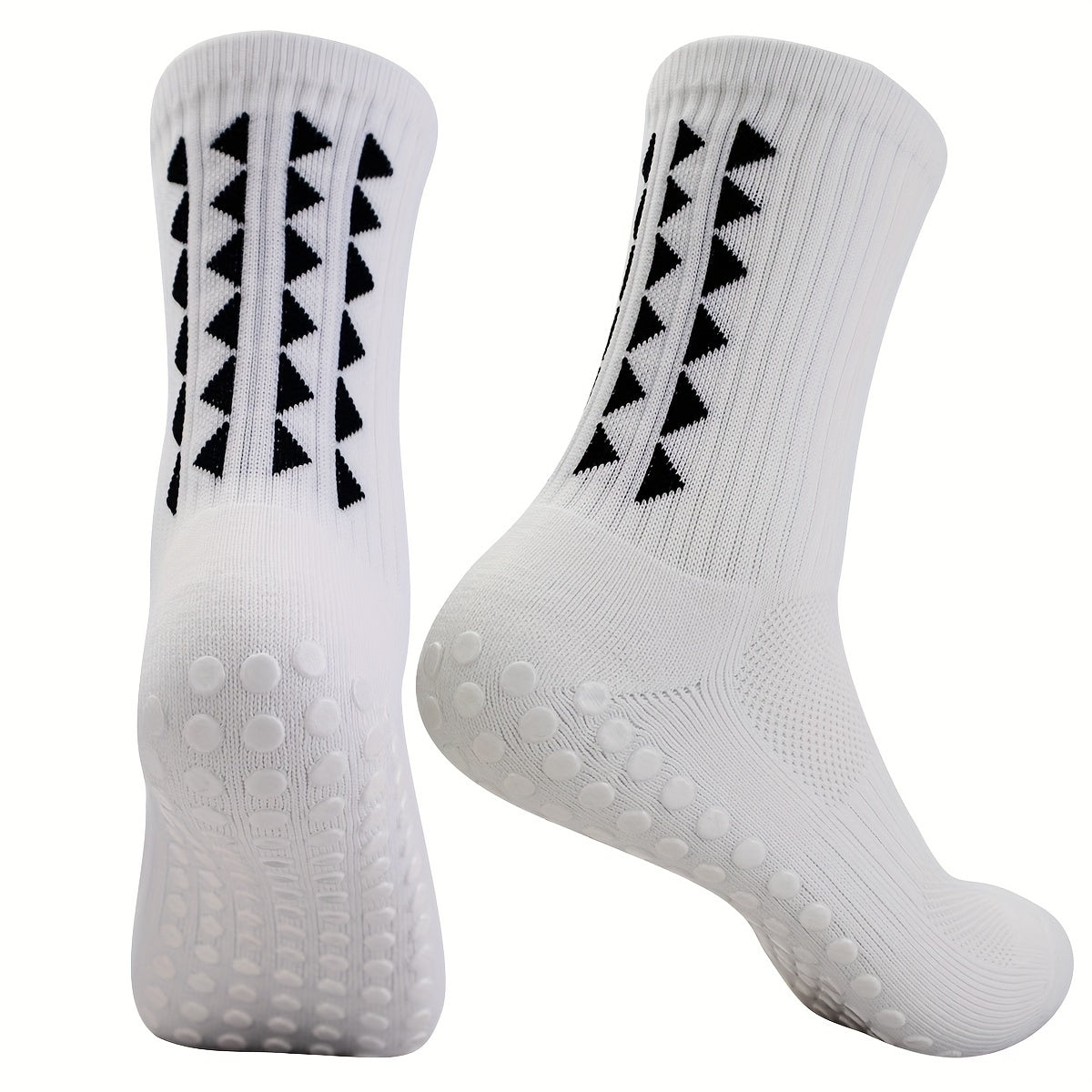 Men's Mid Crew Sport Socks Non Slip Shock Absorption