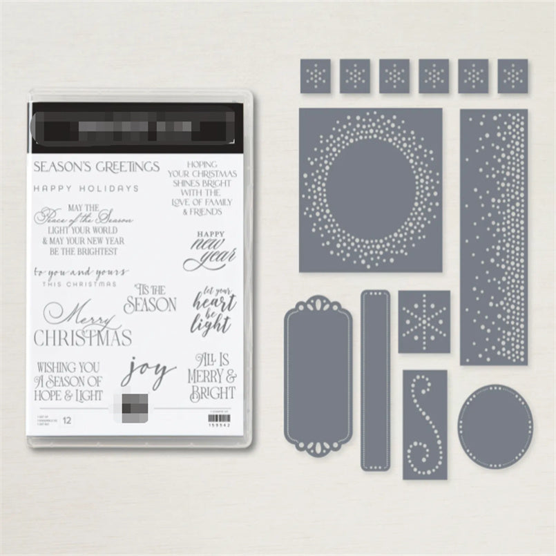 Metal Cutting Dies and Stamps for Custom Scrapbook Designs