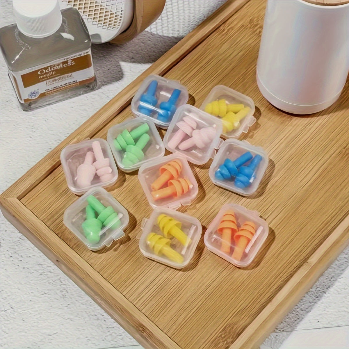 10 Pairs Silicone Christmas Tree Shaped Swimming Ear Plugs