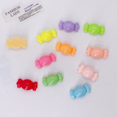 10pcs Random Mixed DIY Candy Earrings Hair Accessories Resin Charms