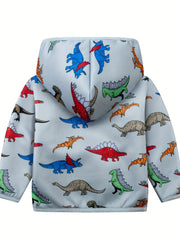 Boys Fleece Hoodie Jacket Baby's Warm Coat