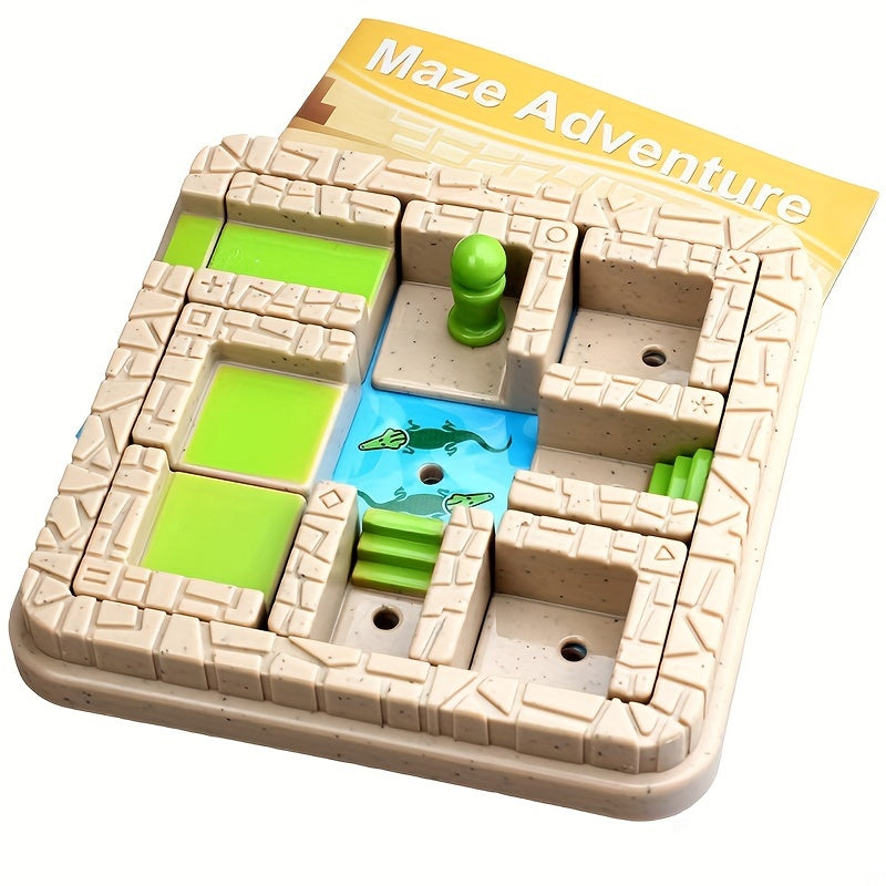 Maze Adventure Game 48 Level Educational Toy for Kids with Storage Box