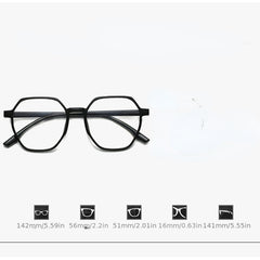Polygonal Jelly Presbyopic Glasses For Women Men