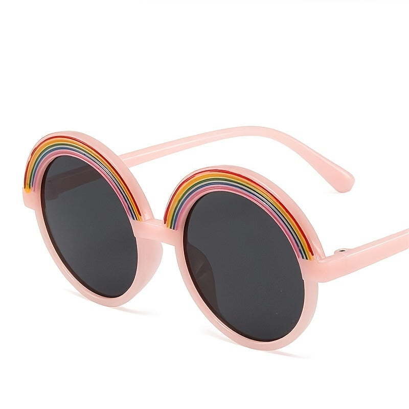 Personalized Cartoon Rainbow Frame Decorative Sunglasses