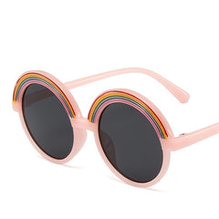 Personalized Cartoon Rainbow Frame Decorative Sunglasses