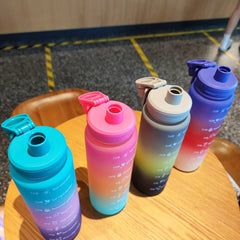 Gradient Sports Water Bottle Large Capacity Handle for Outdoor Travel