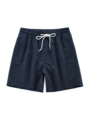 Men's Drawstring Beach Shorts with Pockets