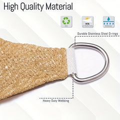 1pc 30 48cmx30 48cmx30 Sun Shade Sail Triangle Canopy Shades UV Blocking