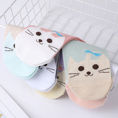 6 Pairs Soft Kitty Socks for Women
