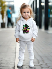 OERYUI Girls Hoodies Jogger Pants Set For Sports Spring Fall Christmas Gift Boys