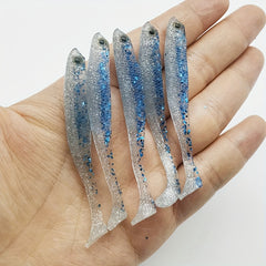 5pcs Fishing Lures T tail Soft Bait 6 1 8g Artificial Swimbait Fishing Accessori