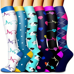 Compression Long Socks - Enhance Performance and Reduce Fatigue