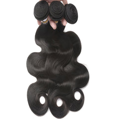 3pcs Body Wave Human Hair Extensions 10a Weaves 20-32-76 Hair Bundles