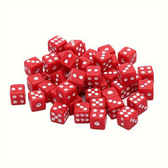 50pcs Gaming Dices Standard 6-Sided Dice for Parties and Board Games