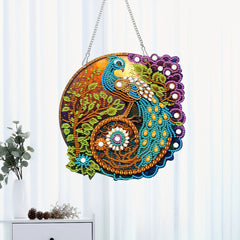 Peacock Diamond Painting Kit DIY Pendant Home Decor