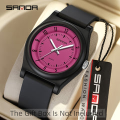 SANDA Unisex Sport Watch 5ATM Shock Resistant Quartz Watch