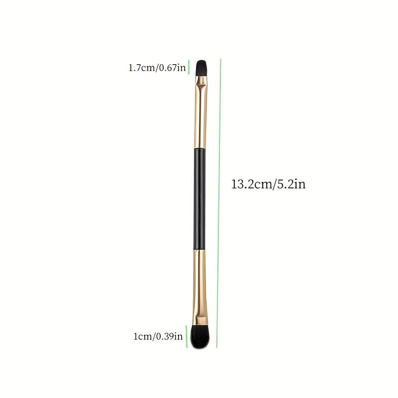 Double Head Makeup Brush Eyeshadow & Nose Shadow Blending Brush