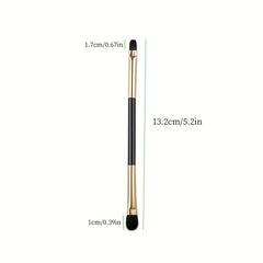 Double Head Makeup Brush Eyeshadow & Nose Shadow Blending Brush