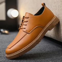 Men's Formal Lace-up Derby Shoes for Business Events