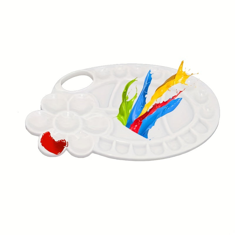 Oval Palette Plastic Paint Tray Palette Paint Tray Palettes Paint Pallets