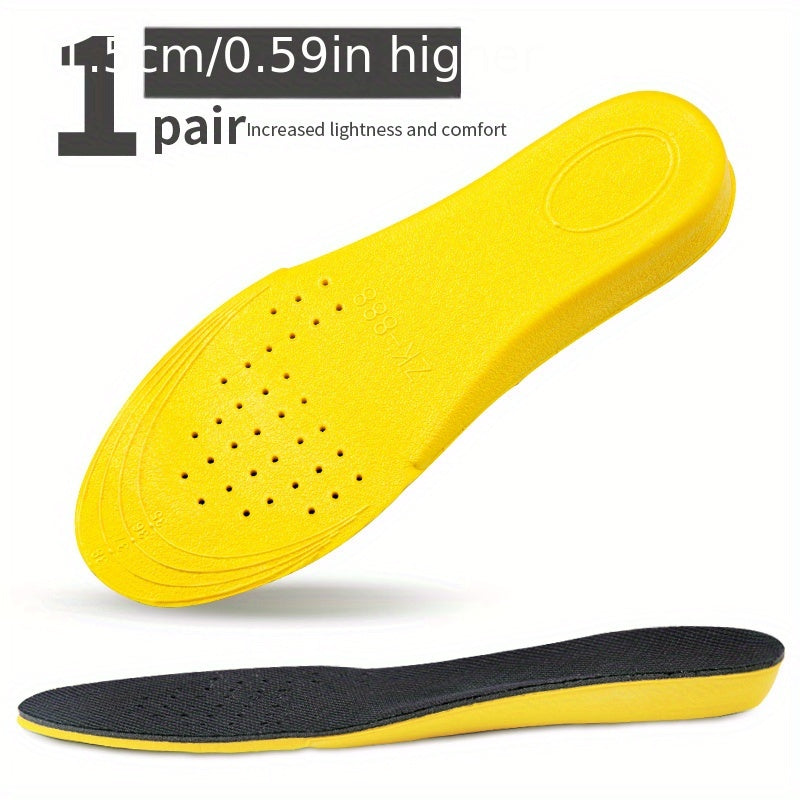 1pair 1.5in Invisible Height Increase Insoles