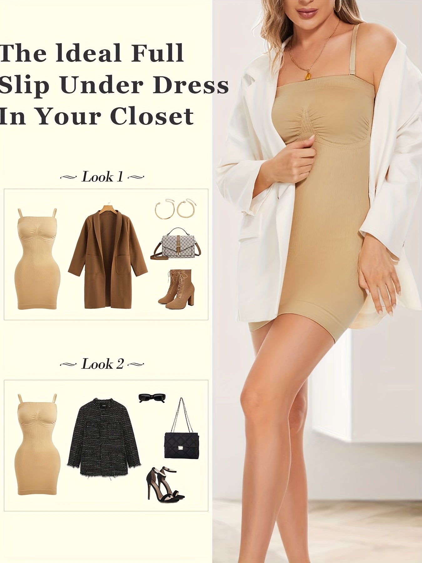 Strapless Dress Tummy Control Slimming Body Shaper Women's Underwear