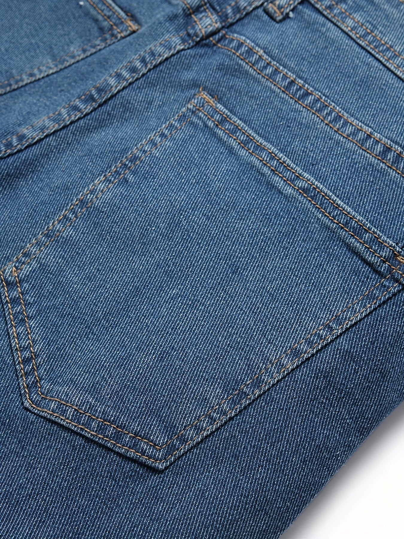 Classic Slim Fit Jeans Mens Casual High Stretch Denim Pants