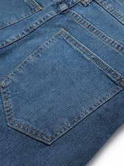 Classic Slim Fit Jeans Mens Casual High Stretch Denim Pants