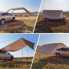 Car SUV Side Sun Shelter Canopy Anti UV Waterproof Awning