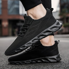 Men's Breathable Shock Absorption Sneakers for All Seasons