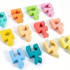 Wooden Geometric Shapes Matching Educational Toy