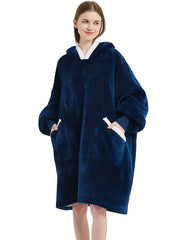 Soft & Comfy Plush Lounge Robe with Pockets