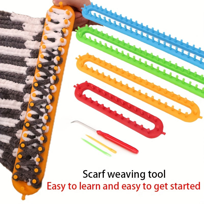 Scarf Weaving Tool Wool DIY Weaver Easy to Learn Zero Base Random
