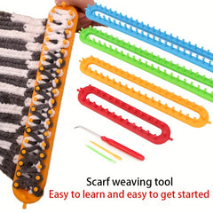 Scarf Weaving Tool Wool DIY Weaver Easy to Learn Zero Base Random