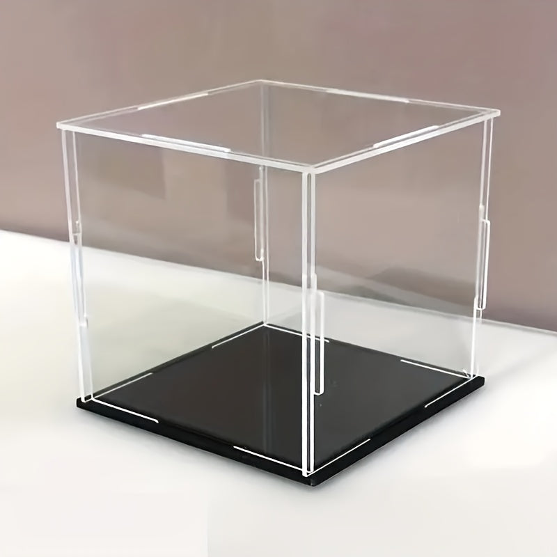 Adhesive Cutting Collection Display Box Acrylic Dustproof Storage