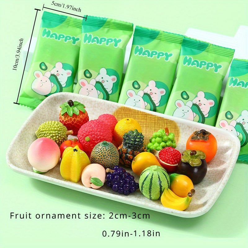 Large Fruit Surprise Bag Faux Banana Watermelon Durian Toy Gift