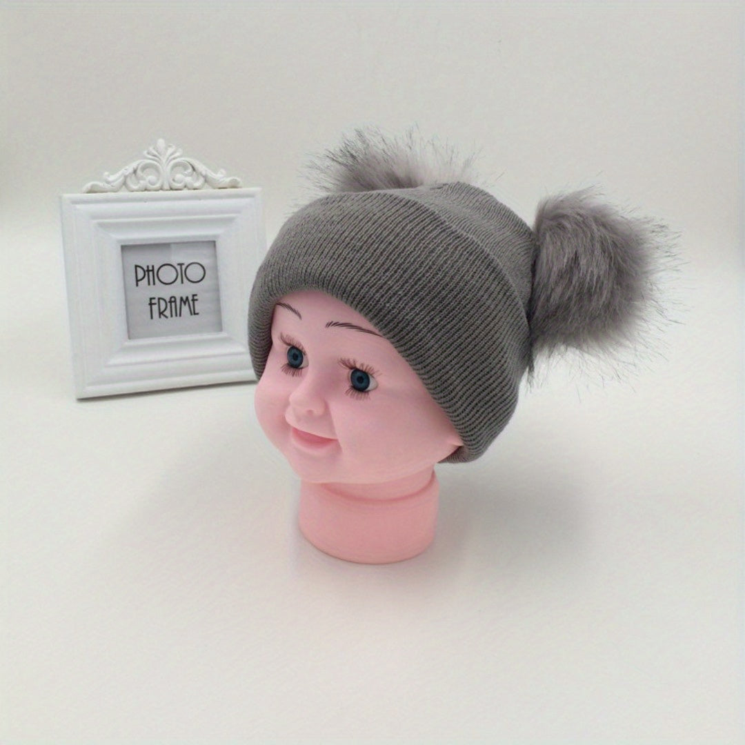 Newborn Baby Knitted Winter Hat - Keep Her Warm and Stylish