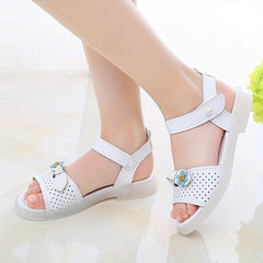 Girls' Lightweight Open Toe Sandals for Summer Beach