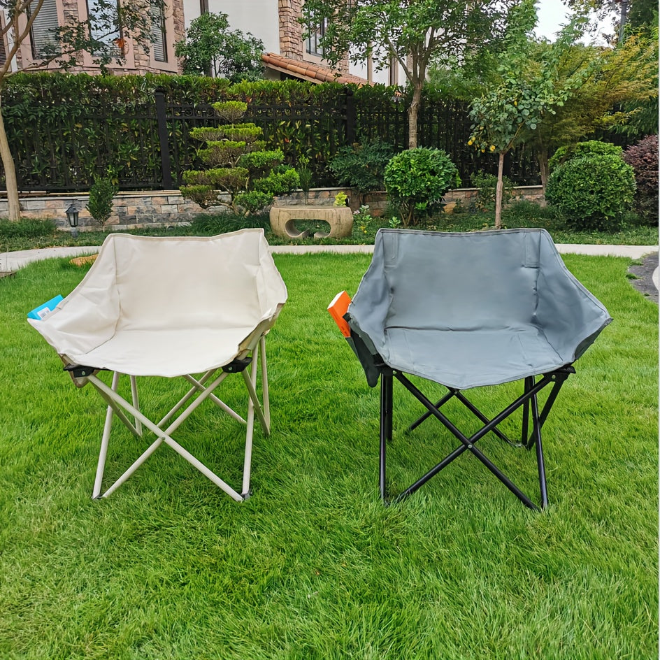 Folding Moon Chair Portable Lightweight for Hiking Beach Lawn