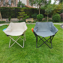 Folding Moon Chair Portable Lightweight for Hiking Beach Lawn