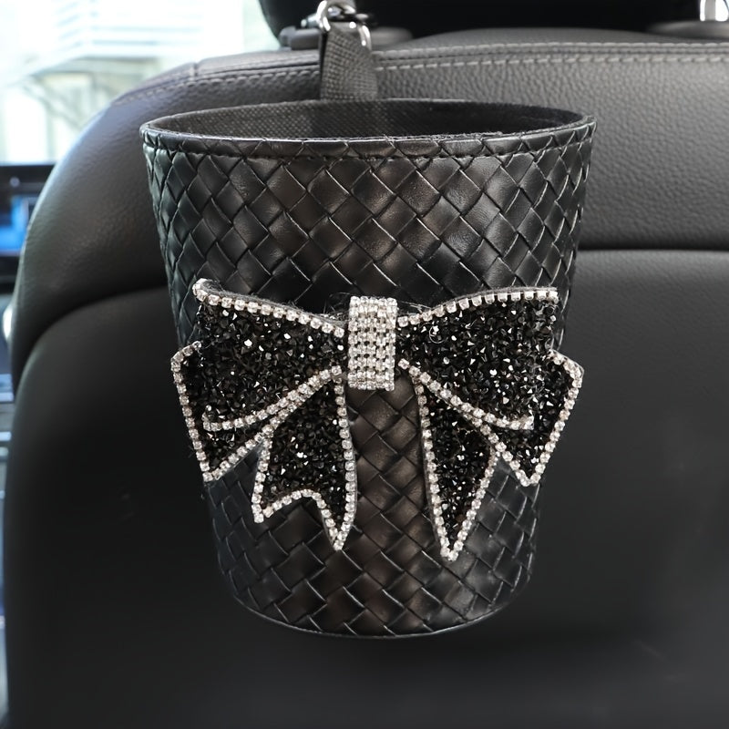 Car Mounted Garbage Bin - Hanging Trash Can for Car Interior