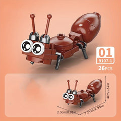 Insect Series Micro Blocks Toy Model Assembly Construction Desktop Gift