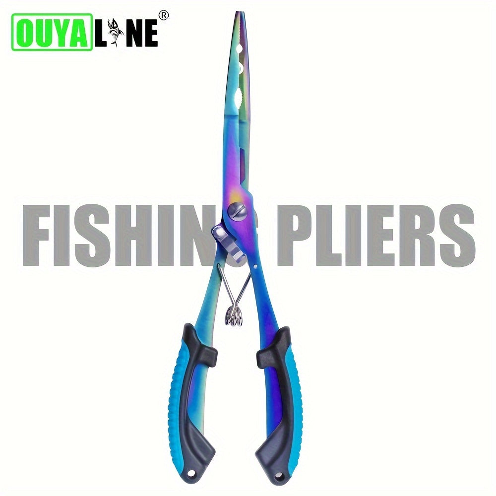 OUYALINE Portable Fishing Plier Stainless Steel Line Cutting Scissors