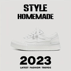 Men's Casual Lace Up Sneakers for Outdoor Walking