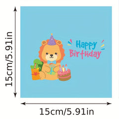 Pop Up 3D Birthday Party Invitation Card