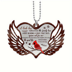 Love Acrylic Pendant Car Rearview Mirror Decoration