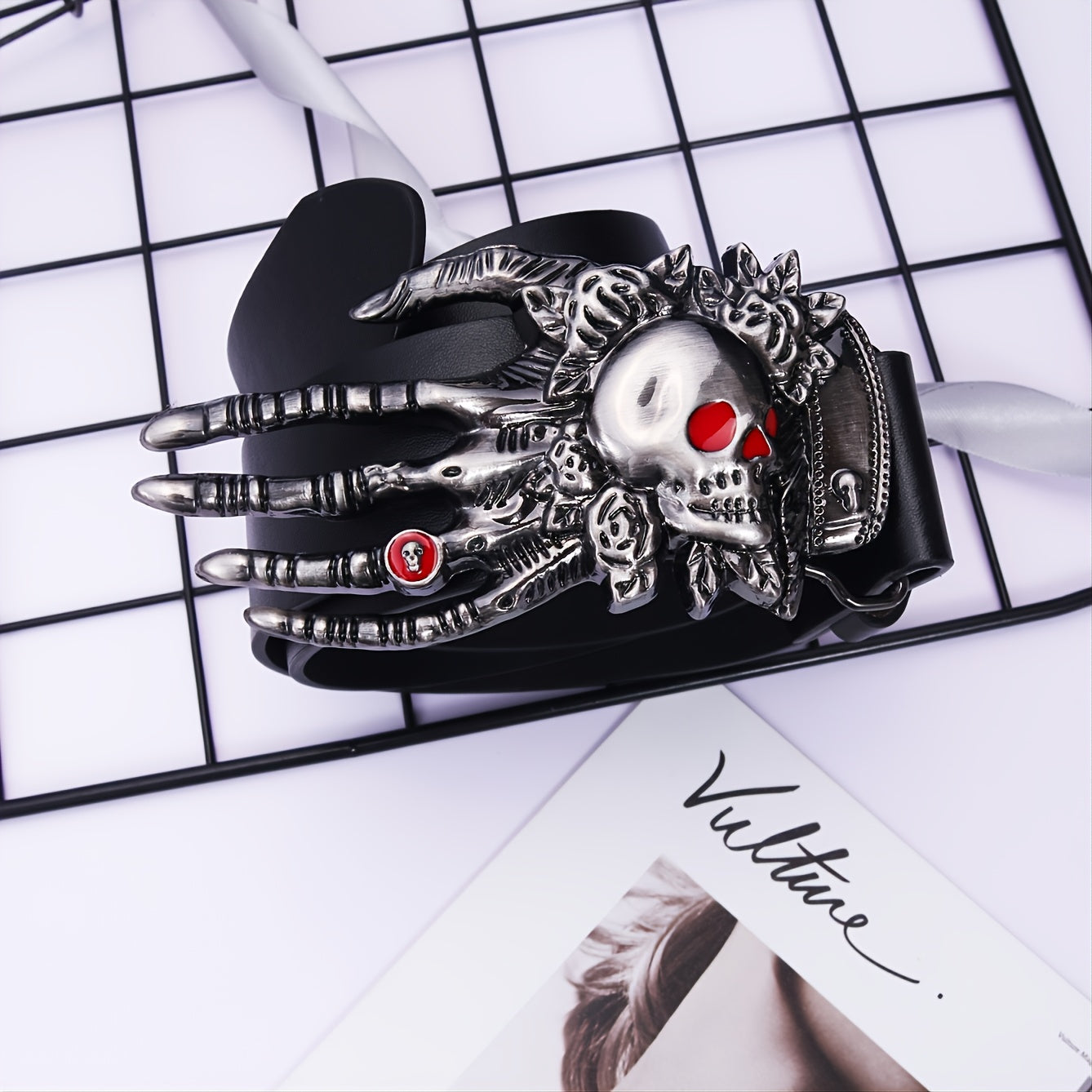 Men's Skeleton Hand Belt For Halloween Party