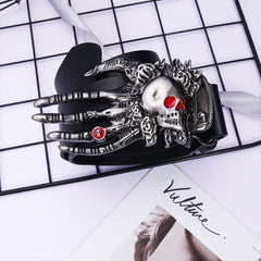 Men's Skeleton Hand Belt For Halloween Party